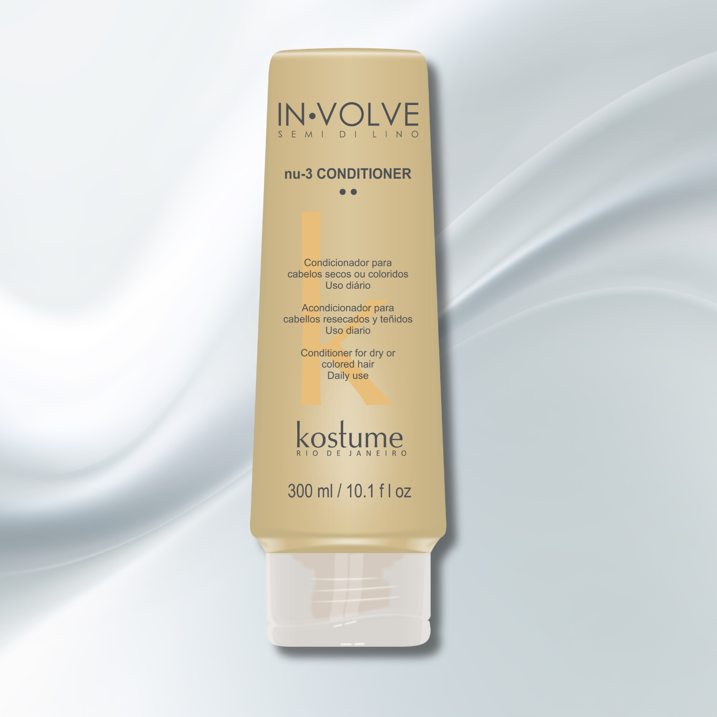 In Volve Semi Di Lino nu-3 Acondicionador de 300 ml.